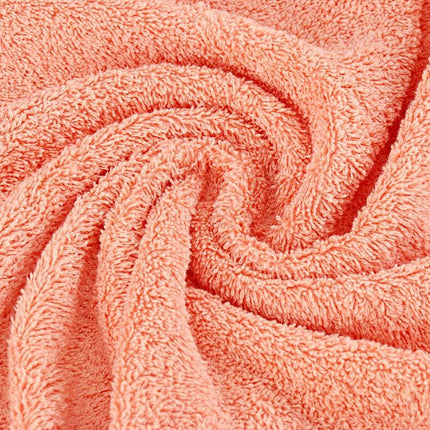 Samland Premium Cotton Washcloths 4-Pack Quick-Dry Face Towels Set-Coral.