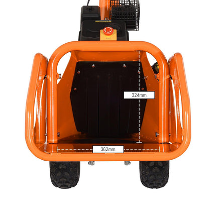 Samland WC65 Professional Wood Chipper, Loncin 6.5 HP Engine with Towing Bar.