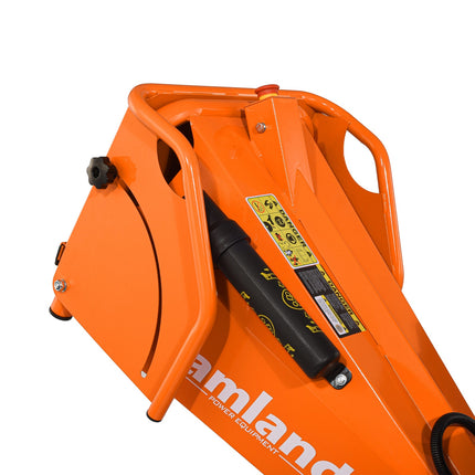 Samland WC65 Professional Wood Chipper, Loncin 6.5 HP Engine with Towing Bar.