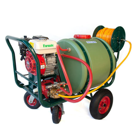 Samland 5.5HP POWER SPRAYER FOR FARM WEED OR PEST CONTROL FIELD SPRAY 120L TANK TRAILER.