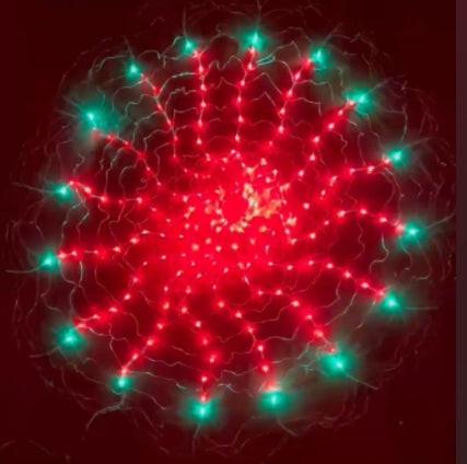 Samland Led Round Circle Wave Effect Fairy Light for Christmas Decoration-256CL.