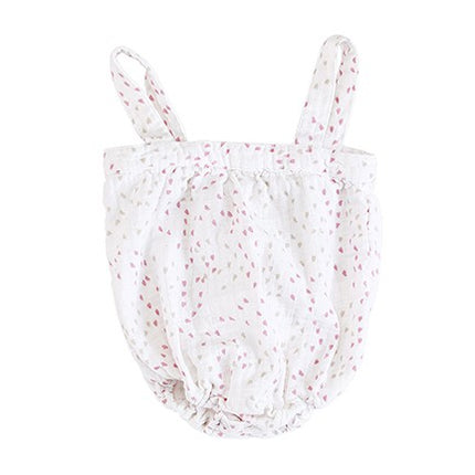 Lovely Mini Hearts Romper by Aden and Anais.