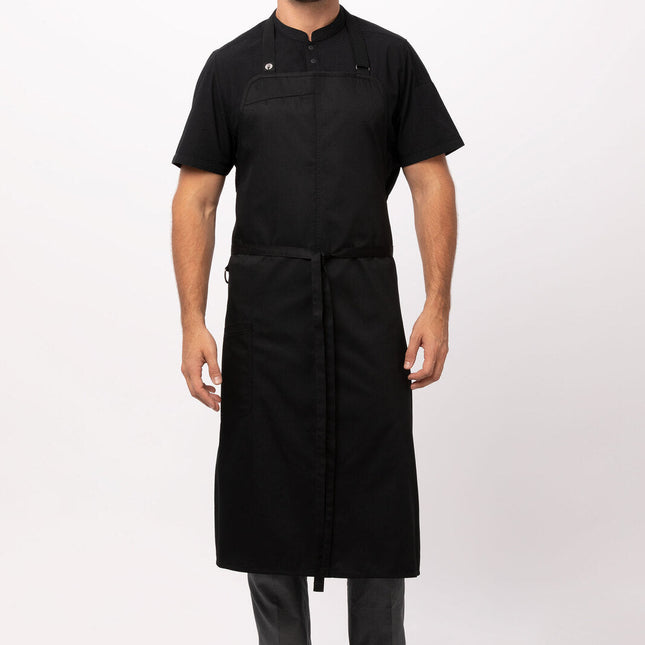 Brio Chef Black Bib Apron by Chef Works.