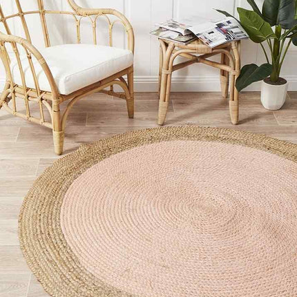 Atrium Polo Pink By Rug Culture - 150X150CM - ROUND.
