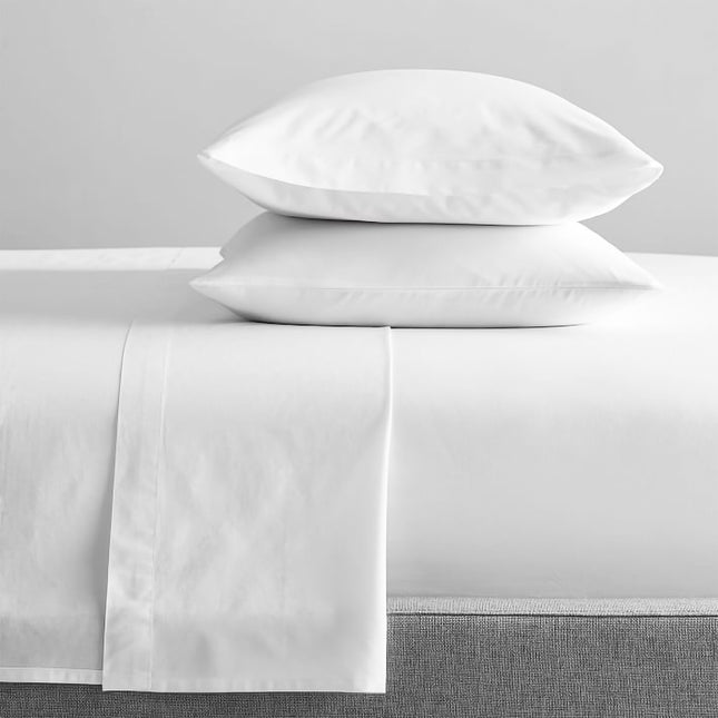 300 Thread Count 100 % Organic Cotton White Sheet Sets by Renee Taylor Single.