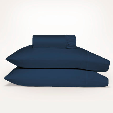 Ddecor Home 1500 Thread count Premium Cotton Blend Indigo Queen Combo Set by Ddecor Home.