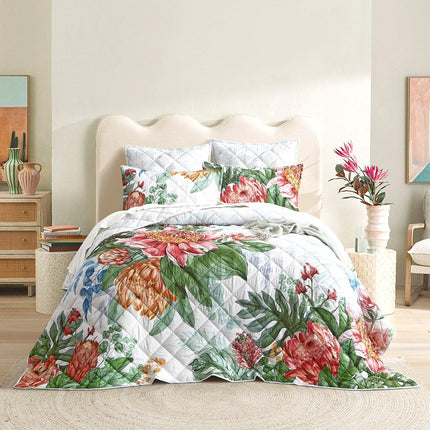 Florence Quilted Reversible Single/Double Coverlet Set by Renee Taylor.