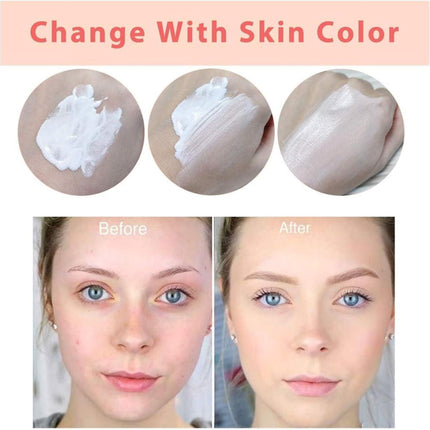 ReviGLam TLM Colour Changing Liquid Foundation Hides Wrinkles & Lines, BB Cream Makeup Base Concealer Cover Moisturizing Fluid for all Skin Tone SPF15, Pack of 2.