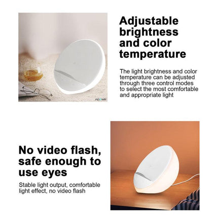 Mood lighting,Support Different Levels of White Light and Color Light,WiFi APP,Wireless Charging,Phone Holder.