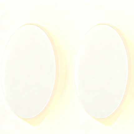 （Pack of 2）LED Motion Sensor Night Light Indoor, Cordless Battery Powered,Stick-on Warm White Light with Built-in Infrared Motion Detection, Sensor Light for Hallway,Bedroom.
