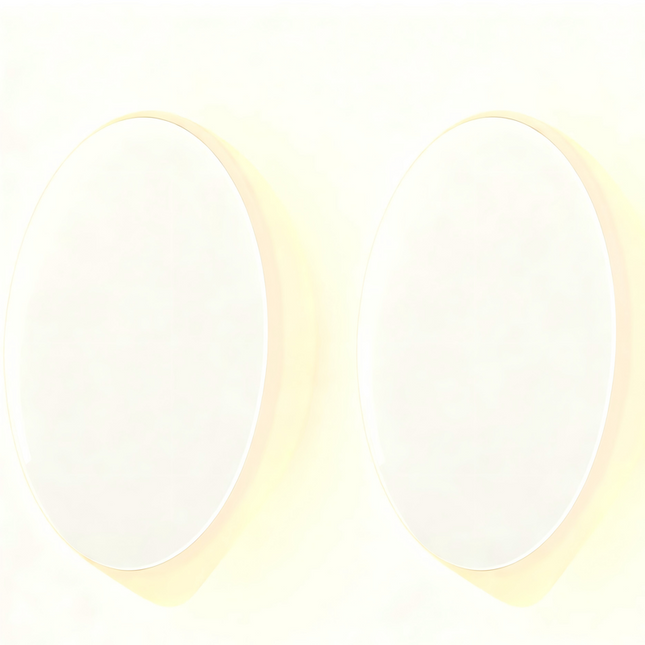 （Pack of 2）LED Motion Sensor Night Light Indoor, Cordless Battery Powered,Stick-on Warm White Light with Built-in Infrared Motion Detection, Sensor Light for Hallway,Bedroom.