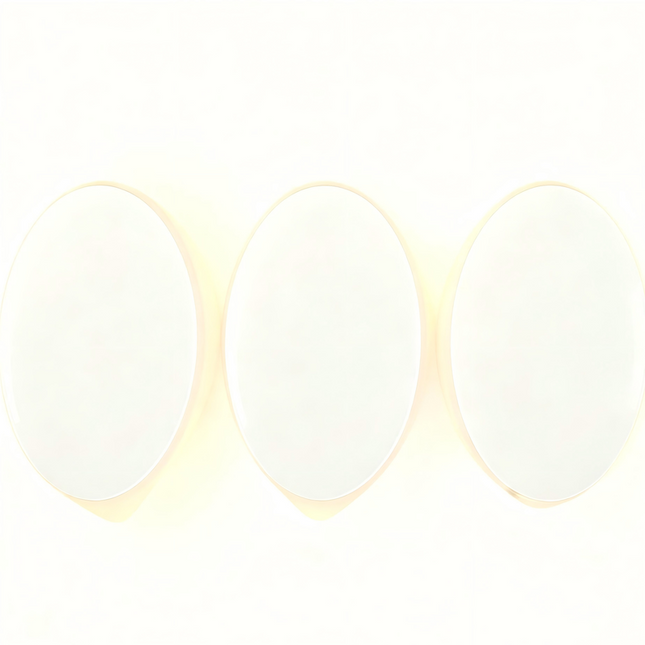 (Pack of 3）LED Motion Sensor Night Light Indoor, Cordless Battery Powered,Stick-on Warm White Light with Built-in Infrared Motion Detection, Sensor Light for Hallway,Bedroom.