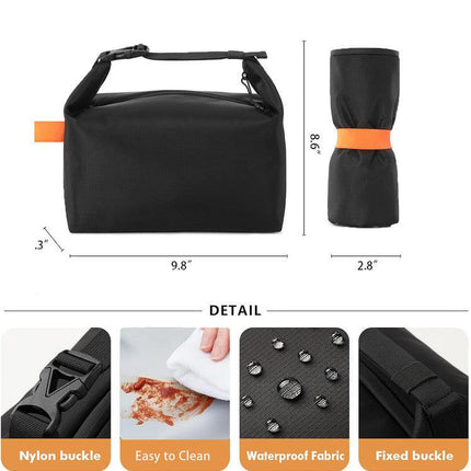 Stainless Steel Snack Box Container with Ice Pack & Lunch Bag for Man & Women - Bento Lunch Box Kit for School,office,Work,Travel,Camping, Reusable Lunch Meal Prep Containers Compartment Leak-Proof.