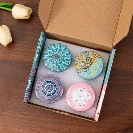 4 Pack Scented Candles Gifts for Women: Aromatherapy Candle Set, Soy Candles for Home Scented, Up to 120H Burning, Candle Gift Set for Bath Meditation Birthday, Diwali, Thanksgiving, Christmas Gifts.