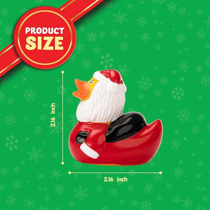 2025 Advent Calendar Christmas Ducks - 24pcs Rubber Duck Advent Calendar 24 Days of Christmas Countdown Toys for Christmas Gifts Party Favors Kids Toddlers Random Duck Gift Box.