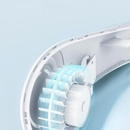 Portable Neck Fan Upgraded, Neckbrace Personal Hands Free, 5 Speed Gears Adjustment, 2000 mAh Wearable Bladeless Quiet Rechargeable for Outdoor Indoor, Gifts for Women Men- White Christmas Gifts.