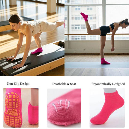 Pilates Ring Kit – Pilates 14" Magic Circle, 9" Mini Exercise Ball for Inner Thighs, Arms & Core Toning – Home Pilates Fitness Ring Workout Set for Women Beginner Starter kit.