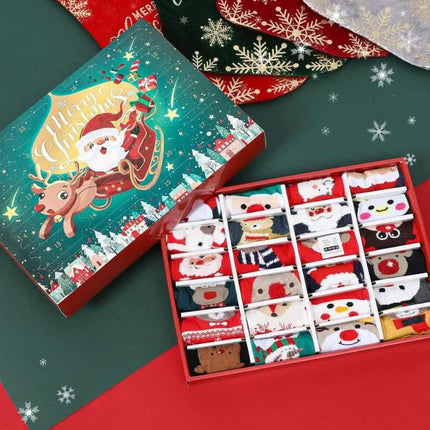 Advent Calendar 2025 Adult Men 24 Days of Christmas Cotton Socks US 7-13 Fun Christmas Sock Advent Calendar for Men Funny Gifts for Dad Boyfriend Husband Brother Random Socks Gift Box.