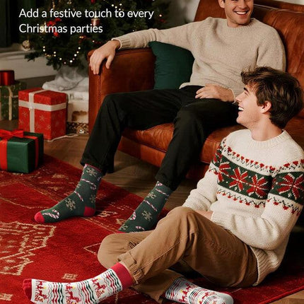 Advent Calendar 2025 Adult Men 24 Days of Christmas Cotton Socks US 7-13 Fun Christmas Sock Advent Calendar for Men Funny Gifts for Dad Boyfriend Husband Brother Random Socks Gift Box.