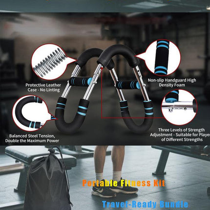 Twister Arm Trainer for Men & Women，60-110lb Adjustable Arm & Chest Workout Equipment，Portable Home Gym Strength Training Machine for Full-Body Toning & Muscle Building.