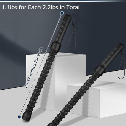 Ropeless Battle Ropes for Home Gym, Cordless Exerciser Rope, Heavy Duty Weighted Wireless Battle Ropes, Exercise Equipment for HIIT, Portable Training Flow rope Working Out for Men Women, Cardio Train.