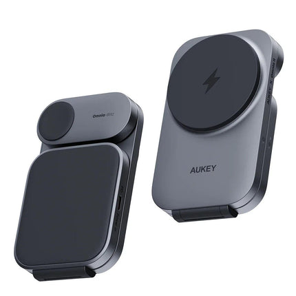 Aukey MagFusion Z Qi2 3-in-1 Foldable Magnetic Fast Wireless Charging Station (LC-MC312).
