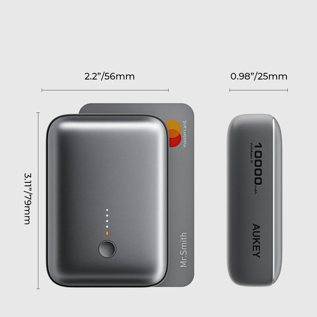 AUKEY Spark Mini 10000 Compact Fast Charging Power Bank (PB-Y55).