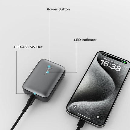 AUKEY Spark Mini 10000 Compact Fast Charging Power Bank (PB-Y55).