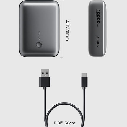 AUKEY Spark Mini 10000 Compact Fast Charging Power Bank (PB-Y55).