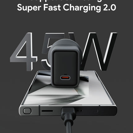 Aukey Comet 45W PD Fast Wall Charger GaN USB-C (PA-C2).