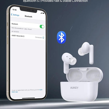 Aukey True Wireless Earbuds MOVE MINI S (EP-M1S).