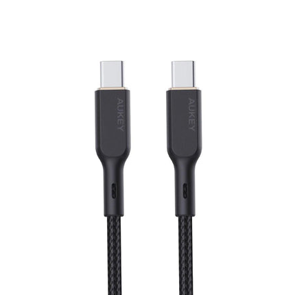 Aukey Circlet CC 60W 1m Nylon Braided USB-C to USB-C Cable (CB-NCC1).