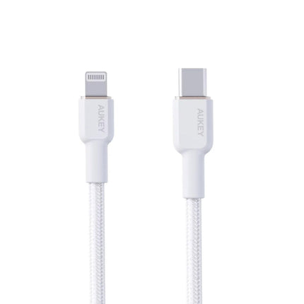 Aukey Circlet CC 60W 1m Nylon Braided USB-C to USB-C Cable (CB-NCC1).