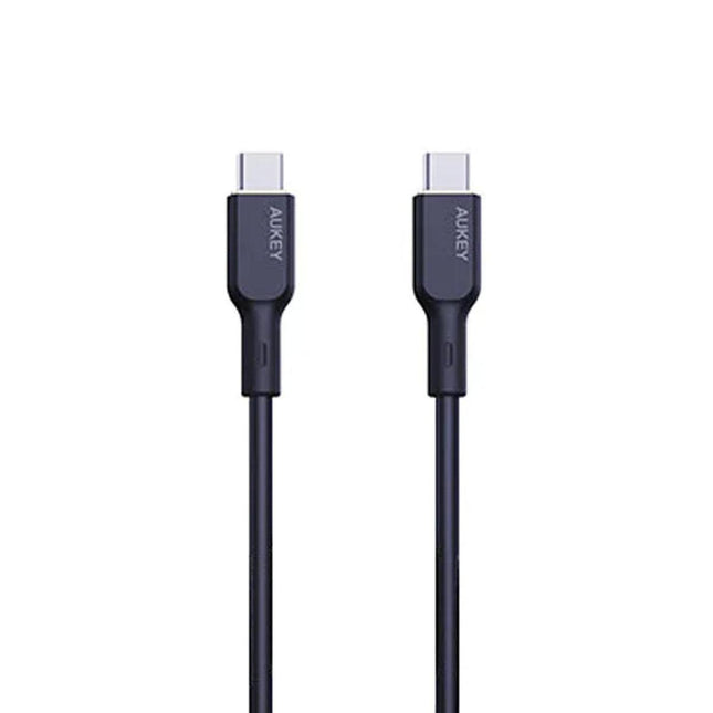 Aukey Circlet Blink 100W 1m Silicone USB-C to USB-C Cable (CB-SCC101).