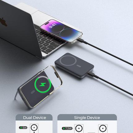 Aukey MagLinnk 6700mAh Magnetic Wireless Charging Power Bank (PB-MS01).