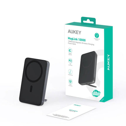 Aukey MagLinnk 10000mAh Magnetic Wireless Charging Power Bank (PB-MS02).