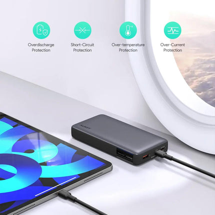 Aukey Sprint X 20K 30W 20000mAh Portable Power Bank with PD3.0 (PB-Y42).