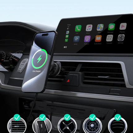 Aukey MagLink Dash Magnetic Fast Wireless Charging Phone Mount (HD-MC13).
