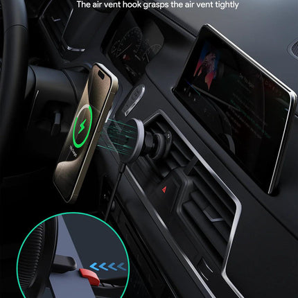 Aukey MagLink Dash Magnetic Fast Wireless Charging Phone Mount (HD-MC13).