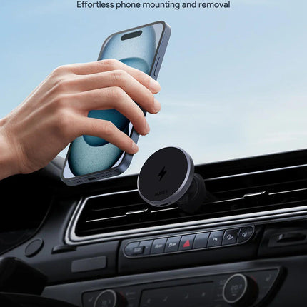 Aukey MagLink Dash Magnetic Fast Wireless Charging Phone Mount (HD-MC13).