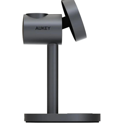 Aukey MagFusion 3-in-1 Qi2 Magnetic Fast Wireless Charging Station (LC-MC311).