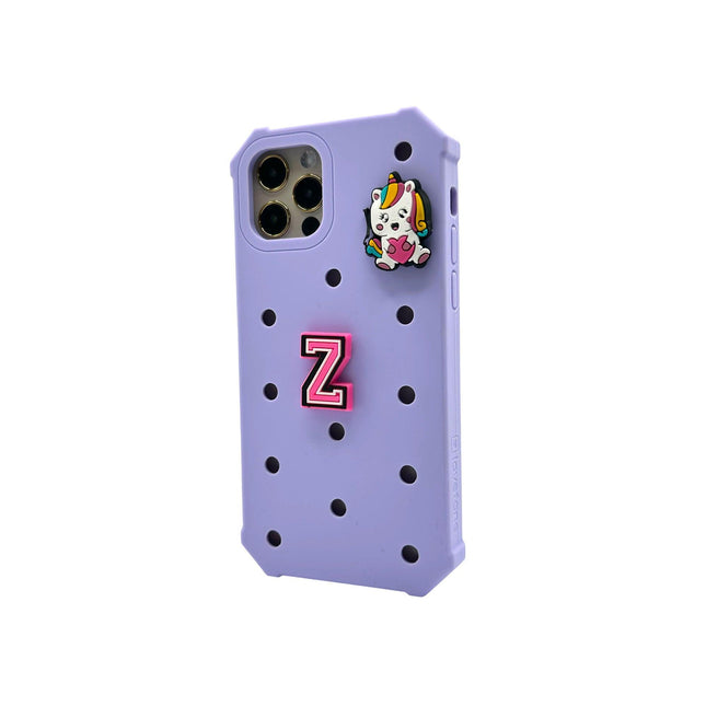 Lovefone Kids Silicone Case iPhone 15 Lavender.