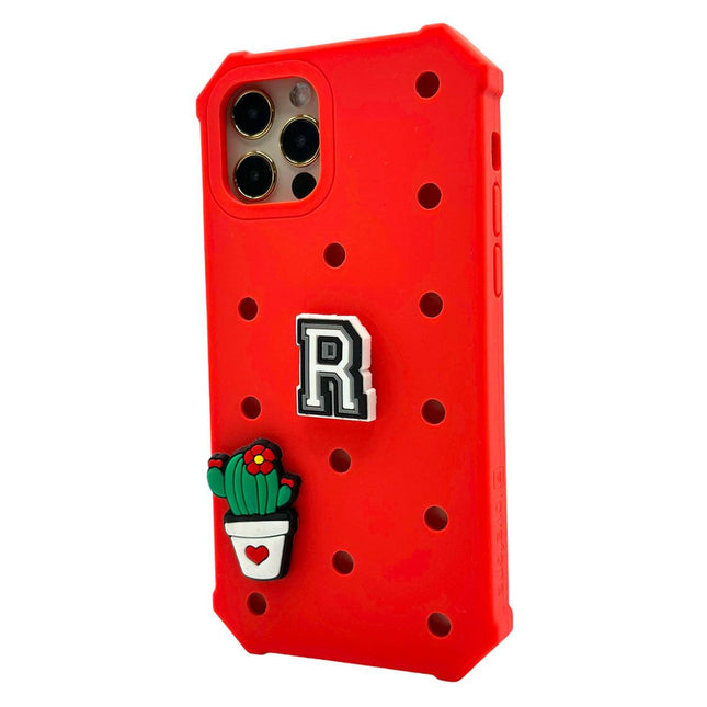 Lovefone Kids Silicone Case iPhone 15 Pro Max Red.