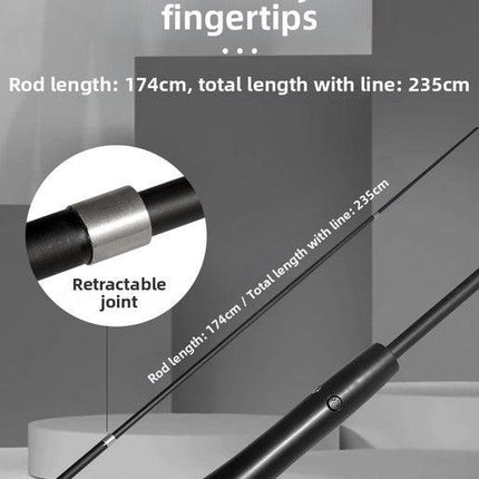 pet products Interactive LED telescopic pole cat teaser stick.