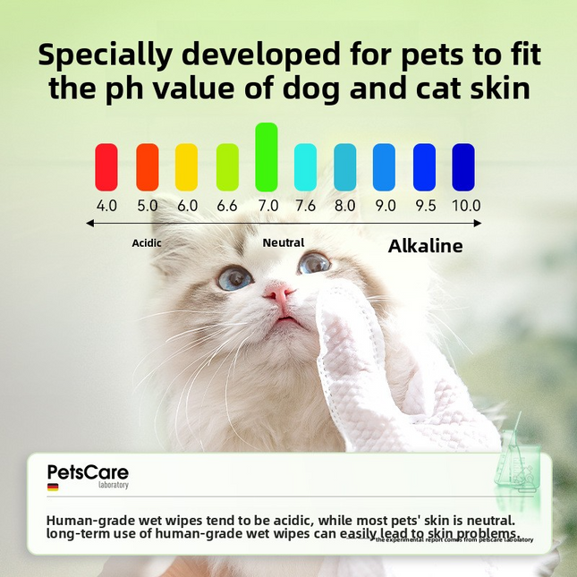 pet products -free cleaning gloves for dog bathing and deodorizing, cat dry cleaning wet wipes supplies, two packs..