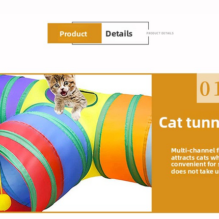 pet products Super Set (21 Pcs) - Cat Tunnel, Teaser, Mice, Jingle Balls, & Pom Poms. (Note: accessory colors are shipped randomly)..