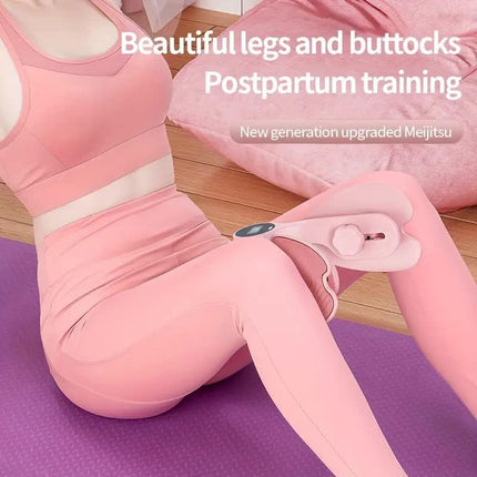 Smart Pelvic Floor Muscle Trainer For Postpartum Restoration And Leg Fitness - Multifunctional Counting Equipment For Buttocks And Thighs.