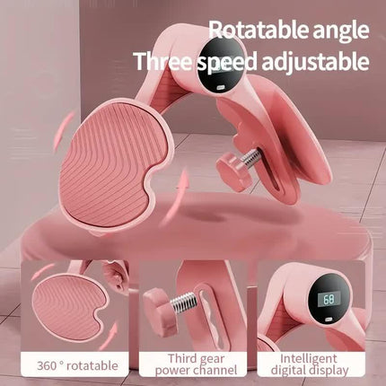 Smart Pelvic Floor Muscle Trainer For Postpartum Restoration And Leg Fitness - Multifunctional Counting Equipment For Buttocks And Thighs.