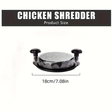 Multi-functional chicken breast shredder; minced meat separator; meat grinder; baby food tool with transparent lid; chicken shredding device.