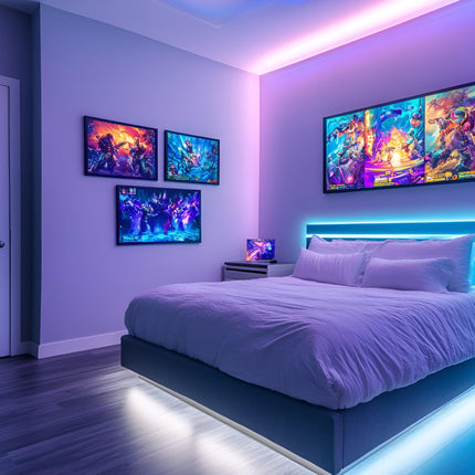 RGB+CCT LED Strip 24W/roll  785LM/roll  Remote control.